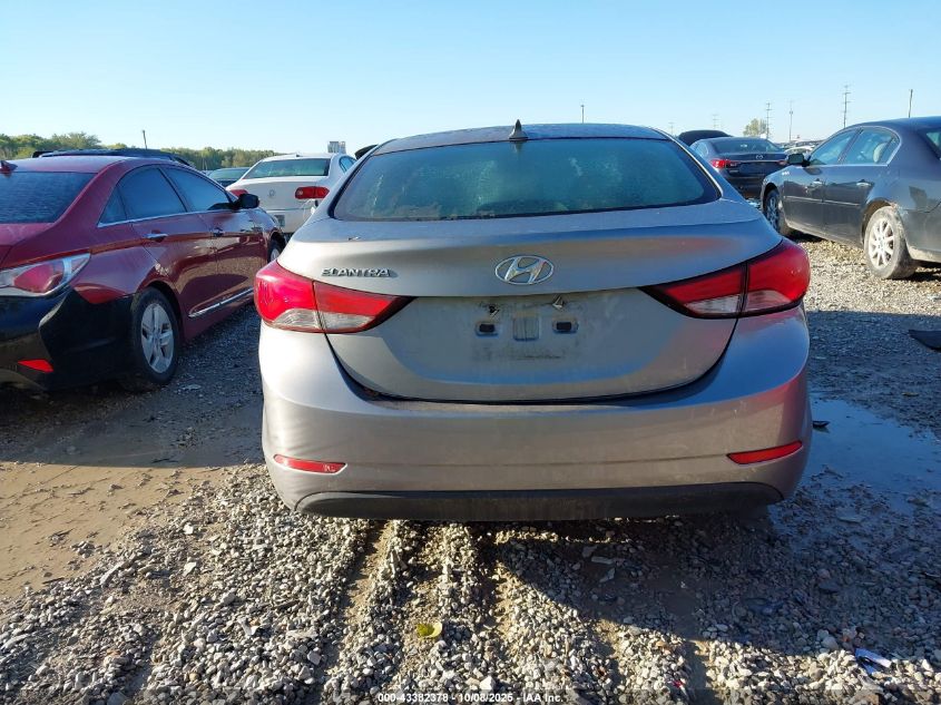 2014 Hyundai Elantra Se VIN: KMHDH4AE9EU056560 Lot: 43382378