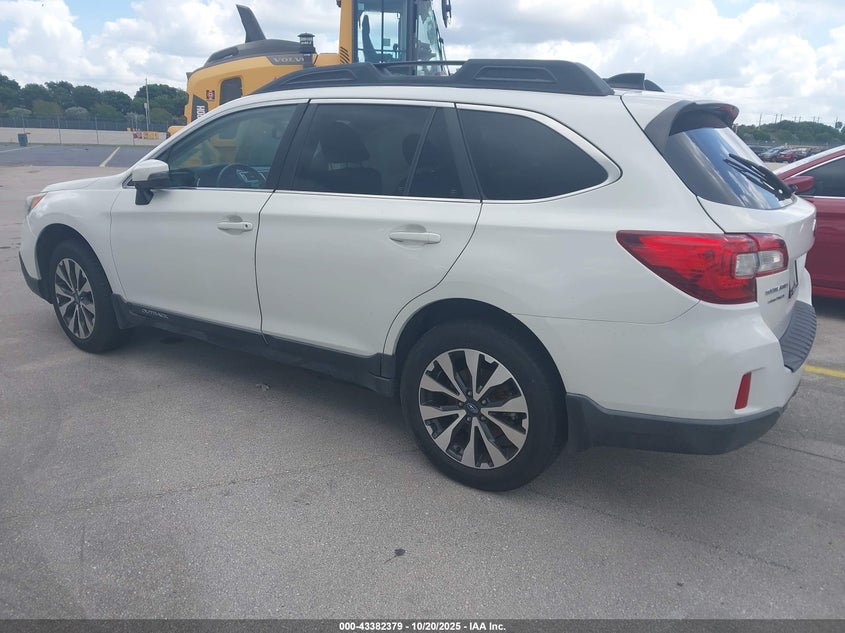 Vin: 4s4bsanc0g3264187, lot: 43877128, subaru outback 2.5i limited 20163