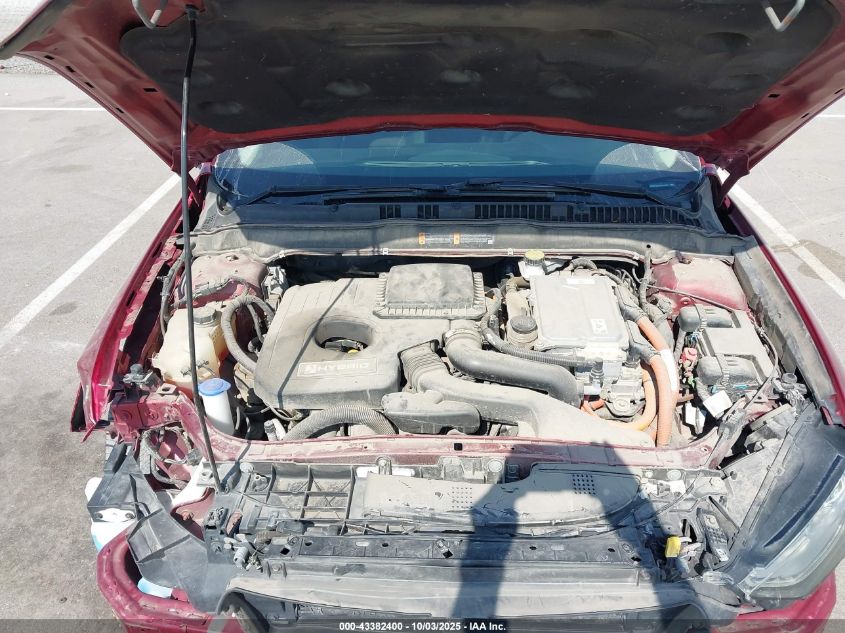 2018 Ford Fusion Hybrid Se VIN: 3FA6P0LU0JR218273 Lot: 43382400