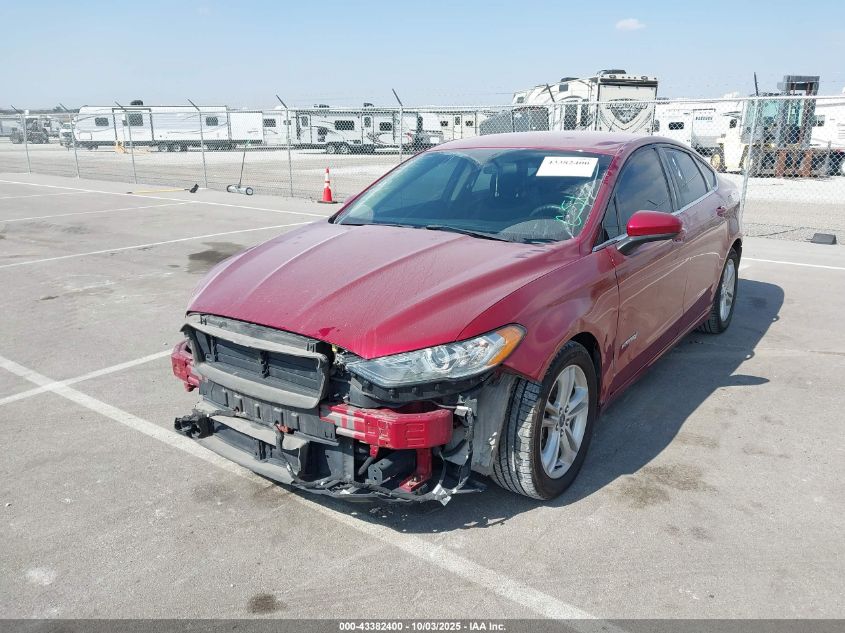 2018 Ford Fusion Hybrid Se VIN: 3FA6P0LU0JR218273 Lot: 43382400
