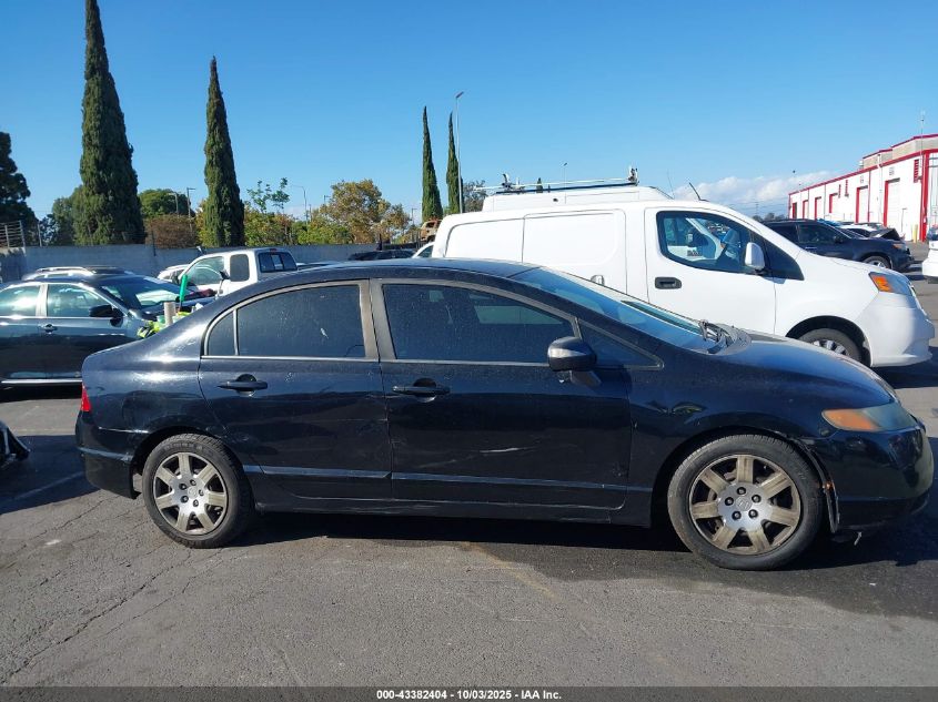 2008 Honda Civic Lx VIN: 1HGFA16548L019047 Lot: 43382404