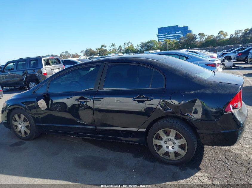 2008 Honda Civic Lx VIN: 1HGFA16548L019047 Lot: 43382404