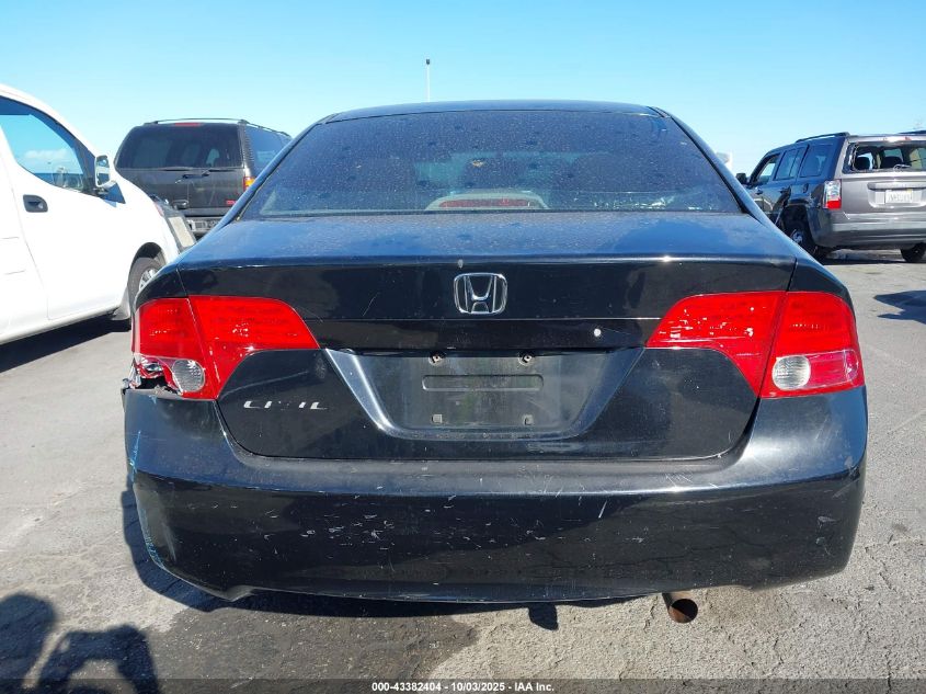 2008 Honda Civic Lx VIN: 1HGFA16548L019047 Lot: 43382404