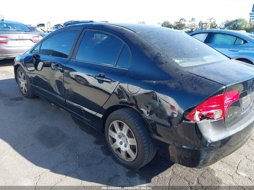 2008 Honda Civic Lx VIN: 1HGFA16548L019047 Lot: 43382404