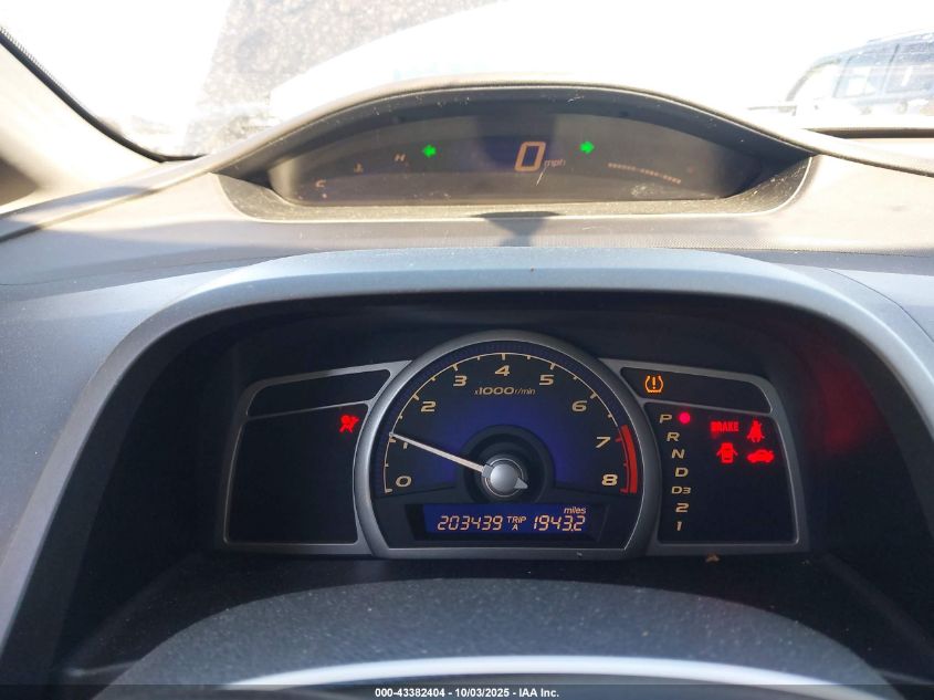 2008 Honda Civic Lx VIN: 1HGFA16548L019047 Lot: 43382404