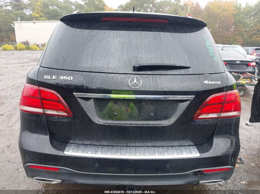 2018 Mercedes-Benz Gle 350 4Matic VIN: 4JGDA5HB1JB001449 Lot: 43382418