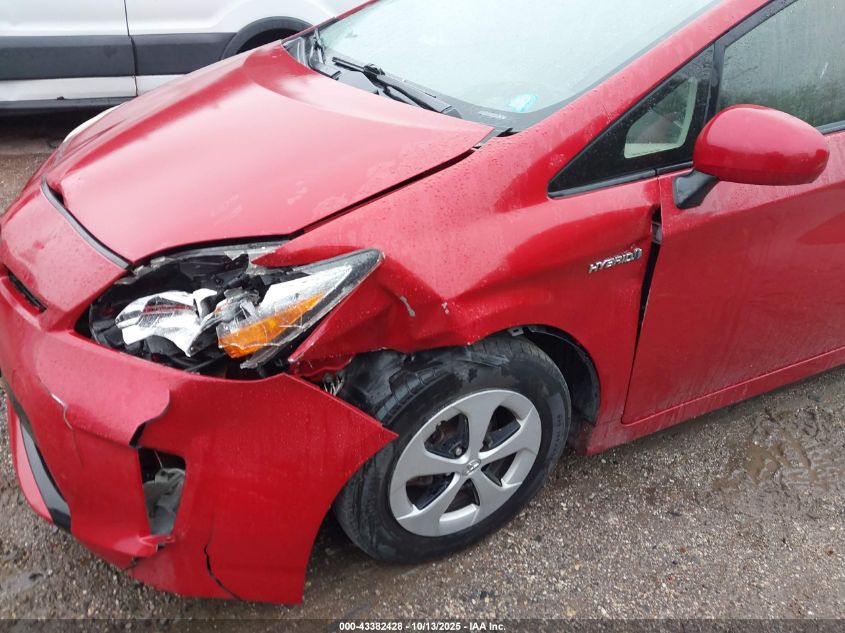 2015 Toyota Prius Two VIN: JTDKN3DU1F1914091 Lot: 43382428