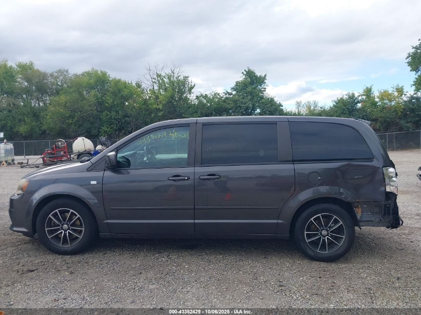 2014 Dodge Grand Caravan Se 30Th Anniversary VIN: 2C4RDGBG3ER327875 Lot: 43382429