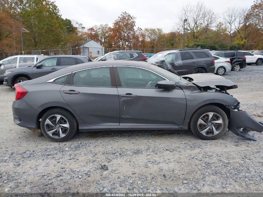 2019 Honda Civic Lx VIN: 2HGFC2F63KH595774 Lot: 43382443