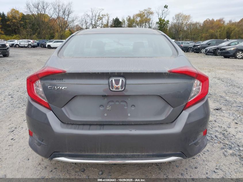 2019 Honda Civic Lx VIN: 2HGFC2F63KH595774 Lot: 43382443