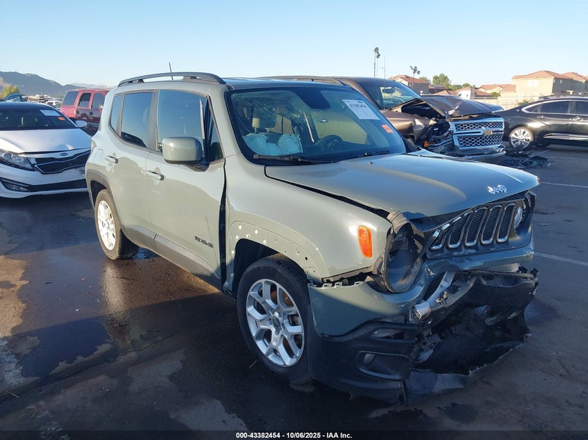 ZACCJABB4JPH92289 2018 Jeep Renegade Latitude Fwd auction photo 1