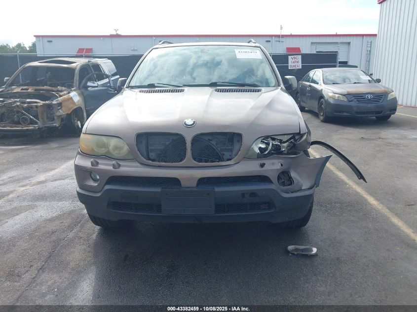 2005 BMW X5 3.0I VIN: 5UXFA13525LY18483 Lot: 43382459