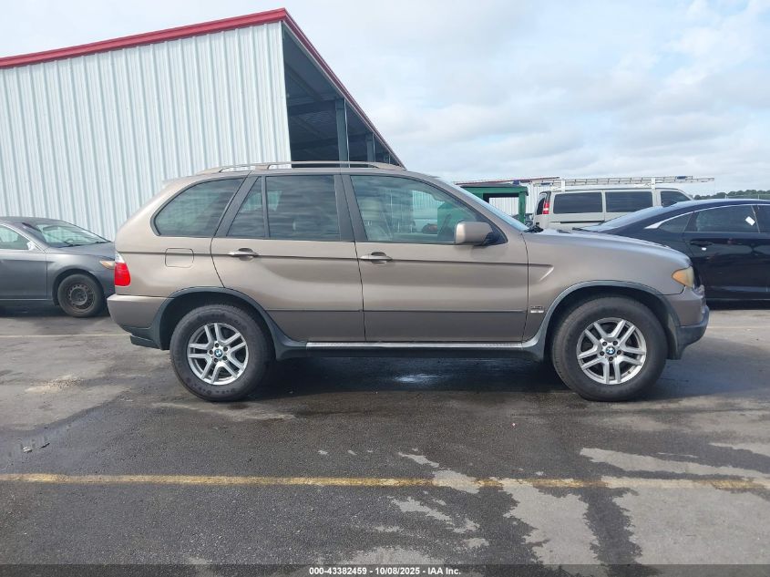 2005 BMW X5 3.0I VIN: 5UXFA13525LY18483 Lot: 43382459