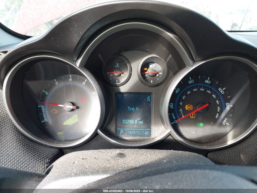 2011 Chevrolet Cruze 1Lt VIN: 1G1PF5S92B7150670 Lot: 43382462