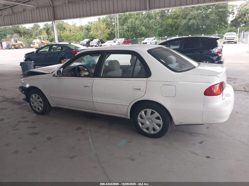 2001 Toyota Corolla Le VIN: 1NXBR12EX1Z502632 Lot: 43382556