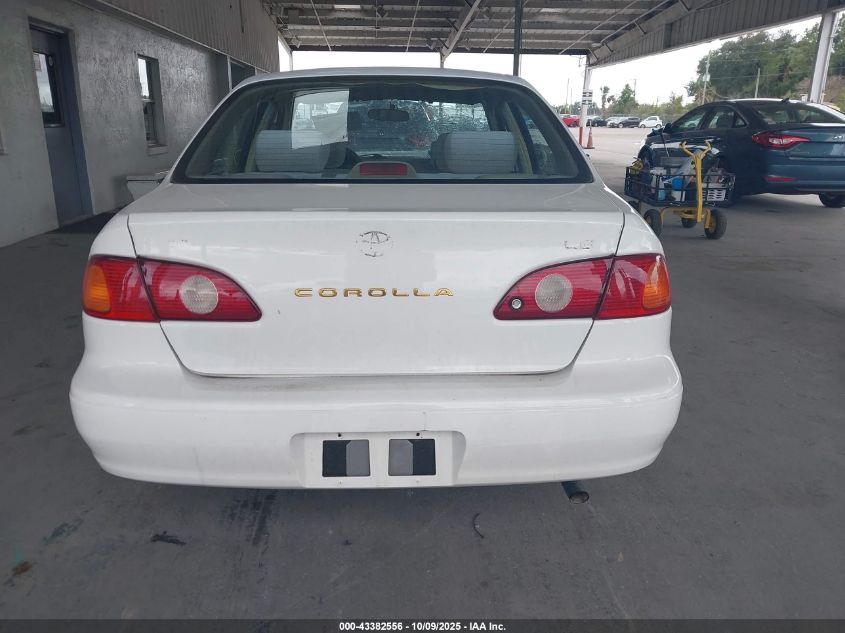 2001 Toyota Corolla Le VIN: 1NXBR12EX1Z502632 Lot: 43382556