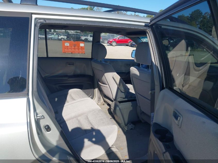 2003 Toyota Highlander V6 VIN: JTEGF21A730081109 Lot: 43382574