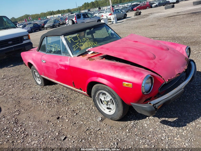 1980 Fiat Unknown VIN: 124CS000174317 Lot: 43382577