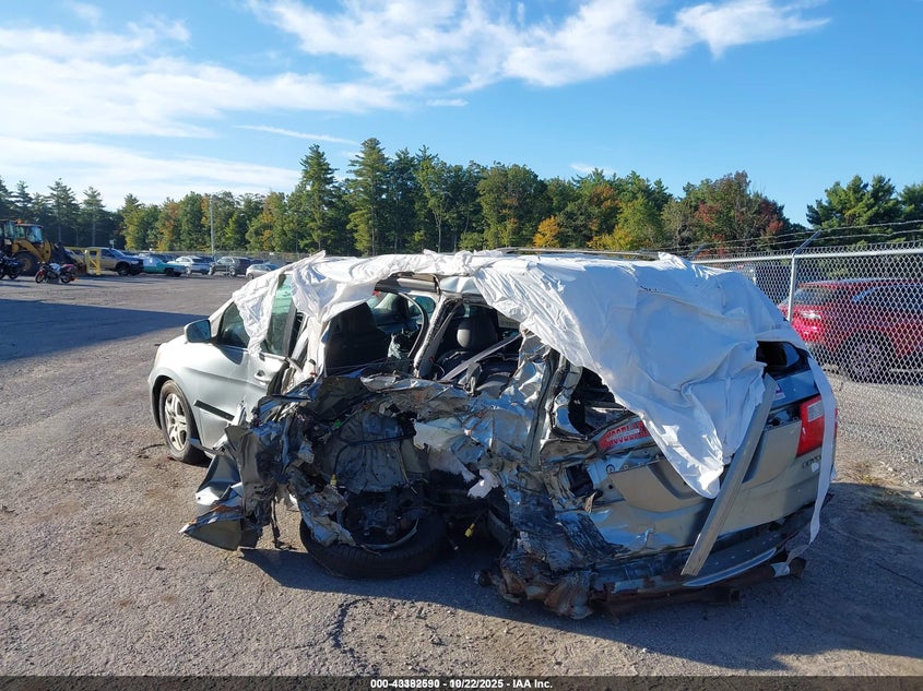 2005 Honda Odyssey Ex-L grey van gasoline 5FNRL38715B078023 photo #4