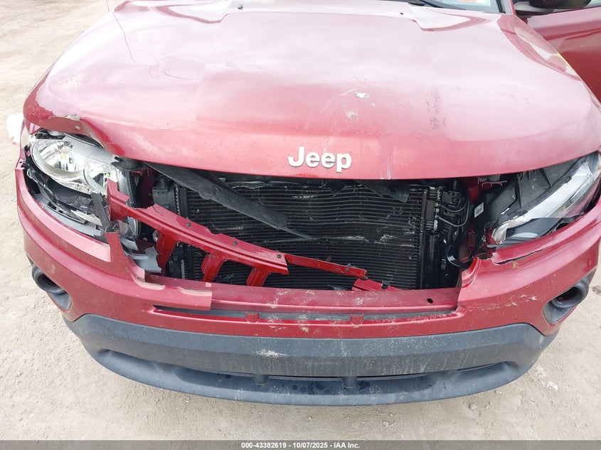 2016 Jeep Compass Sport VIN: 1C4NJDBB2GD653487 Lot: 43382619