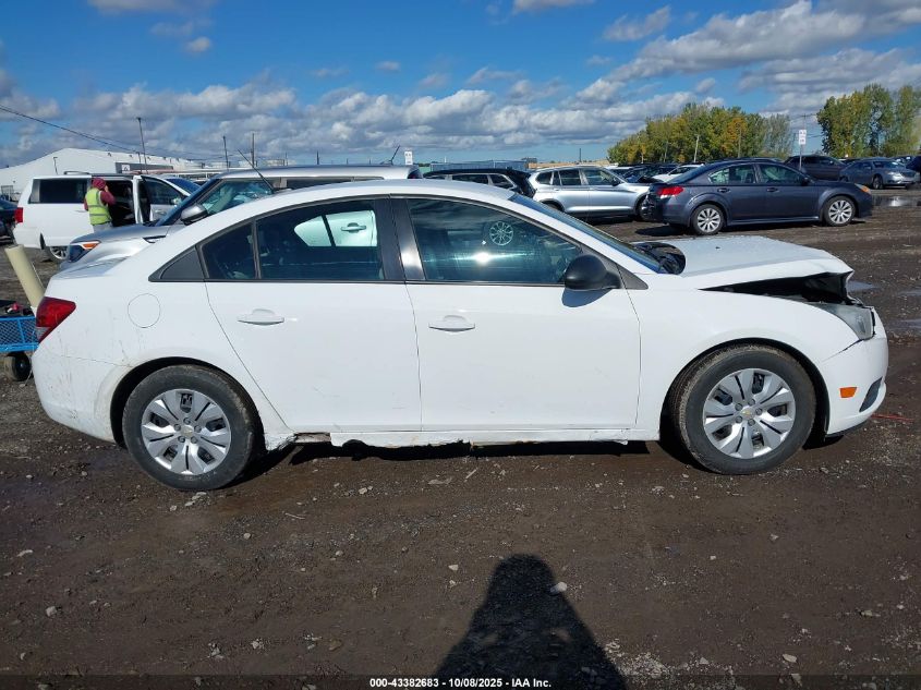 2013 Chevrolet Cruze Ls Auto VIN: 1G1PA5SH1D7213816 Lot: 43382683