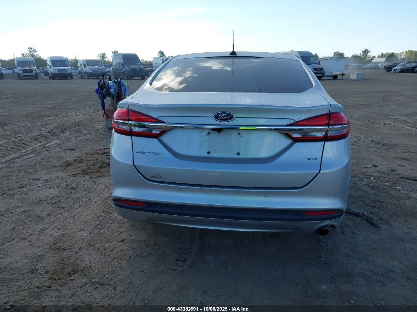 2017 Ford Fusion Se VIN: 3FA6P0H71HR340847 Lot: 43382691