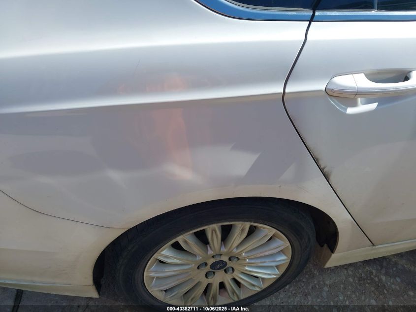 2013 Ford Fusion Hybrid Se VIN: 3FA6P0LU7DR296361 Lot: 43382711