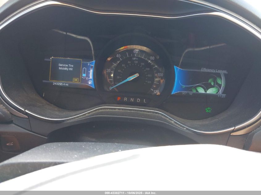 2013 Ford Fusion Hybrid Se VIN: 3FA6P0LU7DR296361 Lot: 43382711