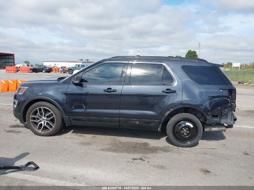 2017 Ford Explorer Sport VIN: 1FM5K8GT0HGB91190 Lot: 43382716