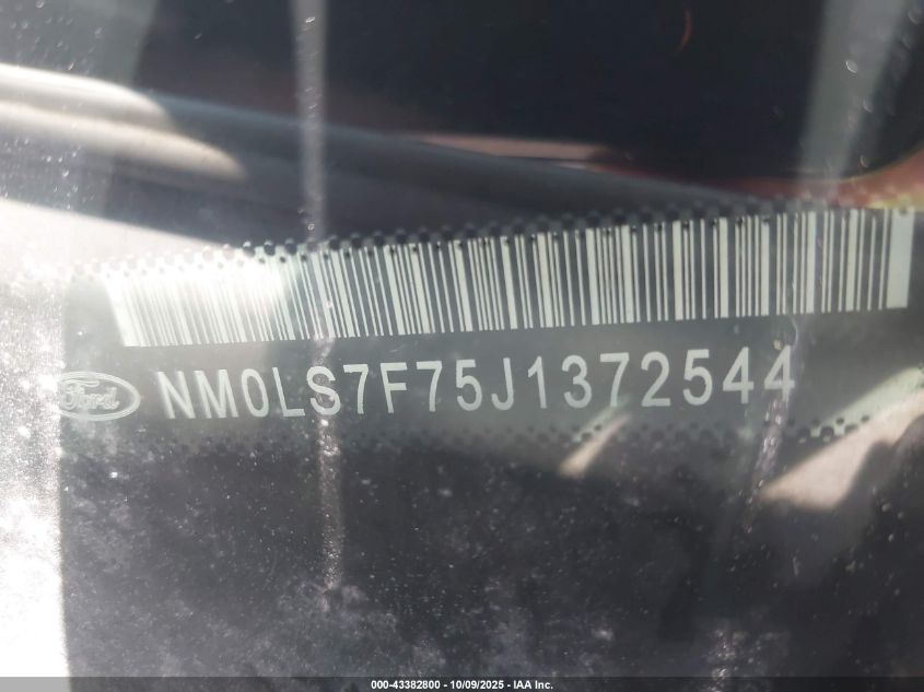 2018 Ford Transit Connect Xlt VIN: NM0LS7F75J1372544 Lot: 43382800