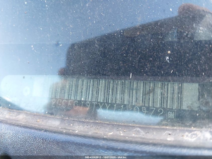 2000 Chevrolet Silverado 1500 Lt VIN: 2GCEC19TXY1190972 Lot: 43382812