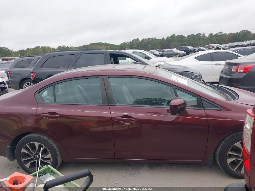 2015 Honda Civic Ex VIN: 19XFB2F82FE038116 Lot: 43382820