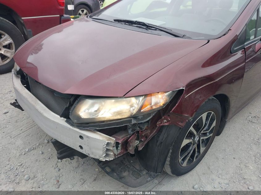 2015 Honda Civic Ex VIN: 19XFB2F82FE038116 Lot: 43382820