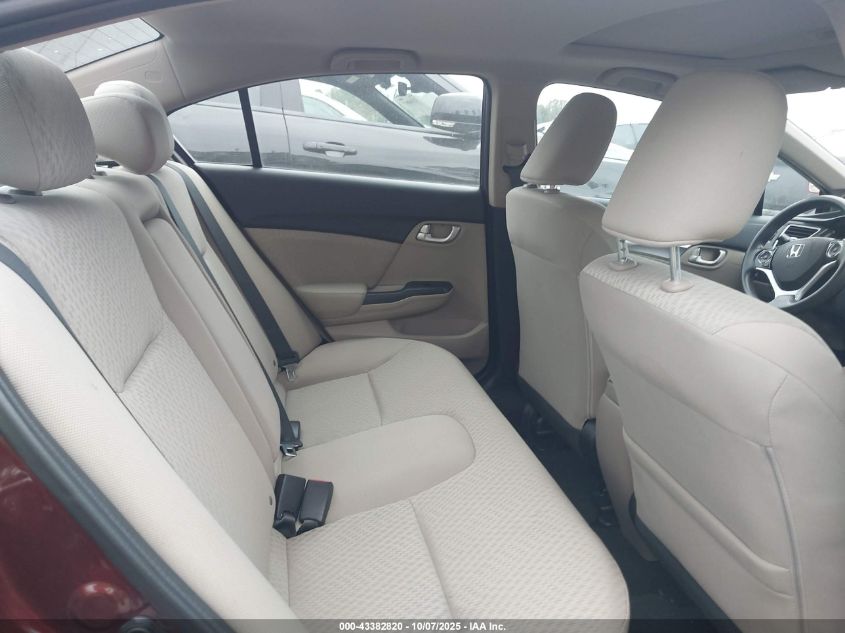 2015 Honda Civic Ex VIN: 19XFB2F82FE038116 Lot: 43382820