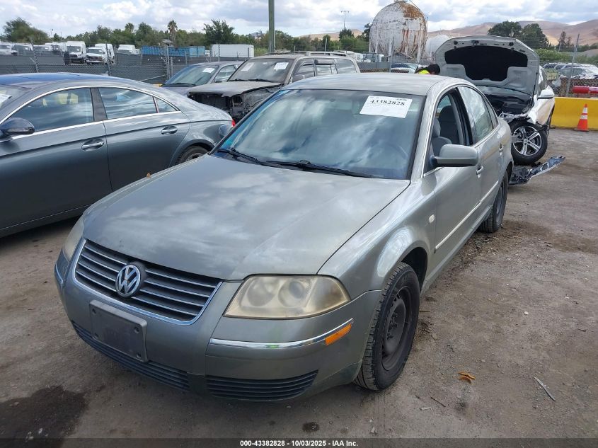 2003 Volkswagen Passat Gl VIN: WVWMD63B33P113488 Lot: 43382828