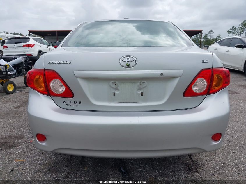 2009 Toyota Corolla Le VIN: JTDBL40E99J005725 Lot: 43382884