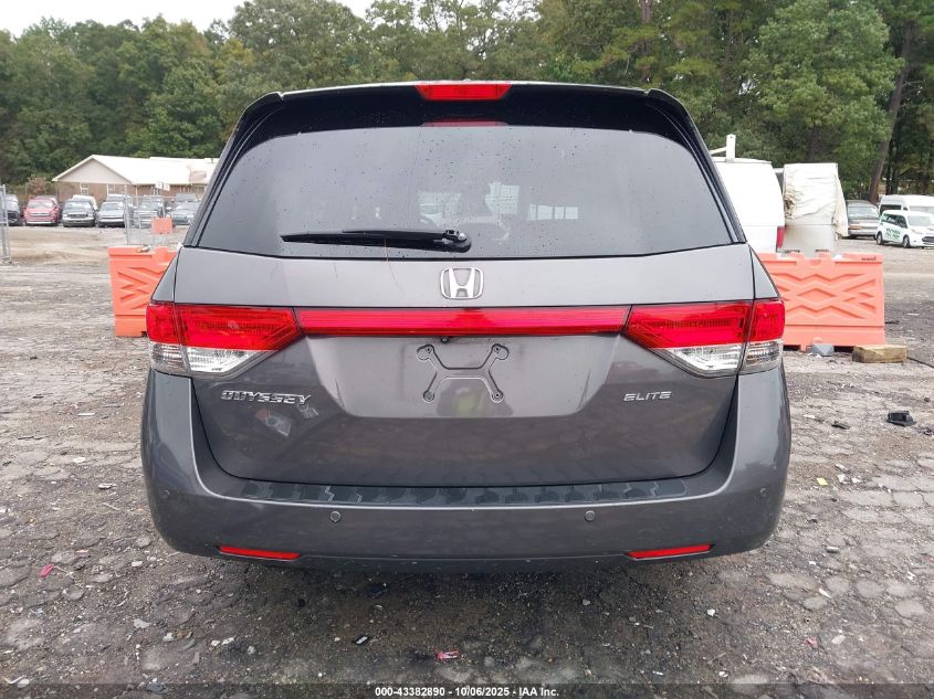 2015 Honda Odyssey Touring/Touring Elite VIN: 5FNRL5H99FB037265 Lot: 43382890