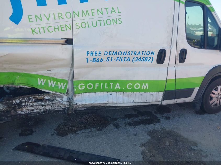 2022 Ram Promaster 3500 Cargo Van High Roof 159 Wb Ext VIN: 3C6MRVJG8NE142375 Lot: 43382924