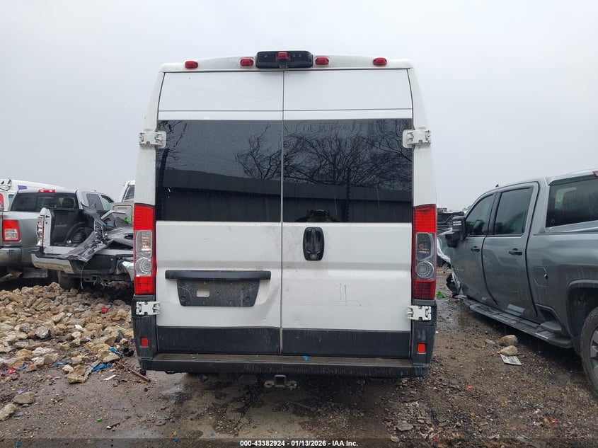 2022 Ram Promaster 3500 Cargo Van High Roof 159 Wb Ext VIN: 3C6MRVJG8NE142375 Lot: 43382924