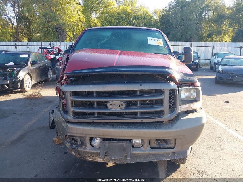 2002 Ford F-250 Xl/Xlt VIN: 1FTNF21F82EB26938 Lot: 43382939