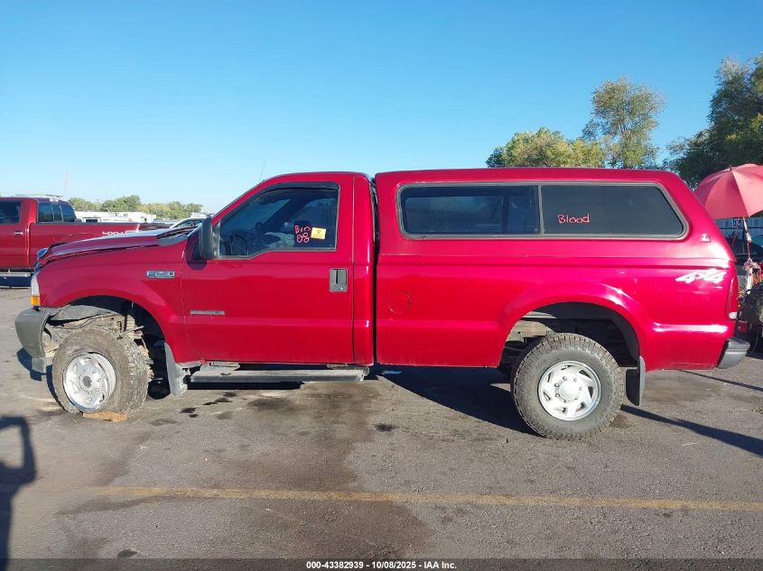 2002 Ford F-250 Xl/Xlt VIN: 1FTNF21F82EB26938 Lot: 43382939