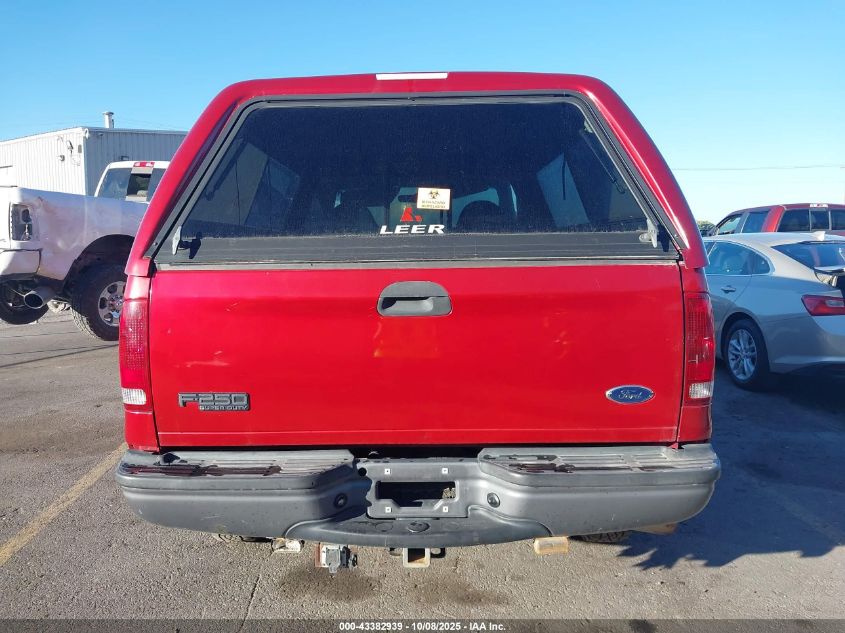 2002 Ford F-250 Xl/Xlt VIN: 1FTNF21F82EB26938 Lot: 43382939