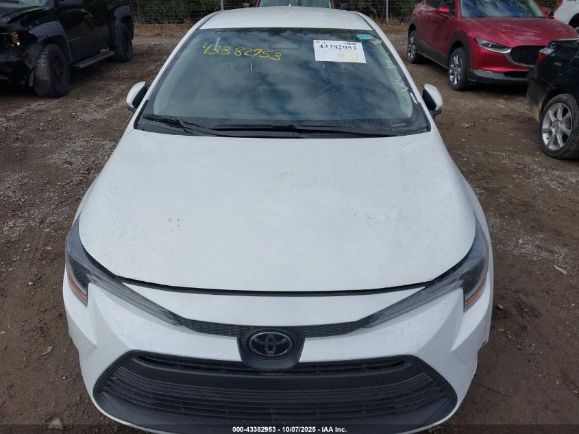 2025 Toyota Corolla Le VIN: 5YFB4MDE0SP274981 Lot: 43382953