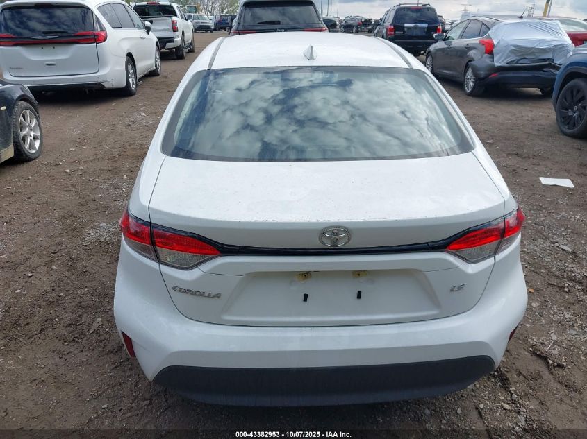 2025 Toyota Corolla Le VIN: 5YFB4MDE0SP274981 Lot: 43382953