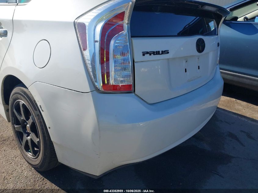 2012 Toyota Prius Two VIN: JTDKN3DU7C1481470 Lot: 43382959