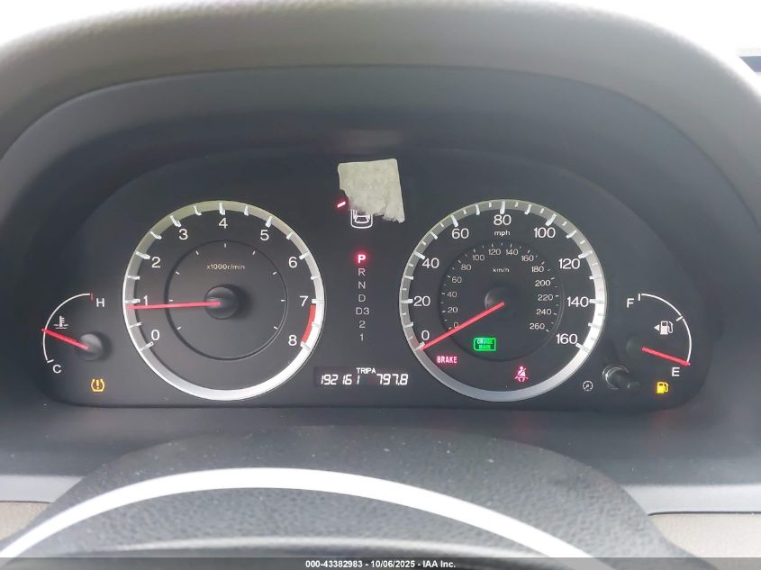 2008 Honda Accord 2.4 Ex-L VIN: 1HGCP26878A020190 Lot: 43382983