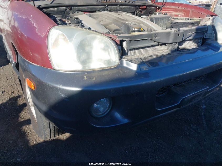 2003 Hyundai Santa Fe Gls/Lx VIN: KM8SC73E03U461577 Lot: 43382991