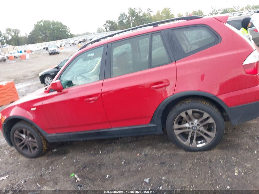 2007 BMW X3 3.0Si VIN: WBXPC93437WF05889 Lot: 43382995