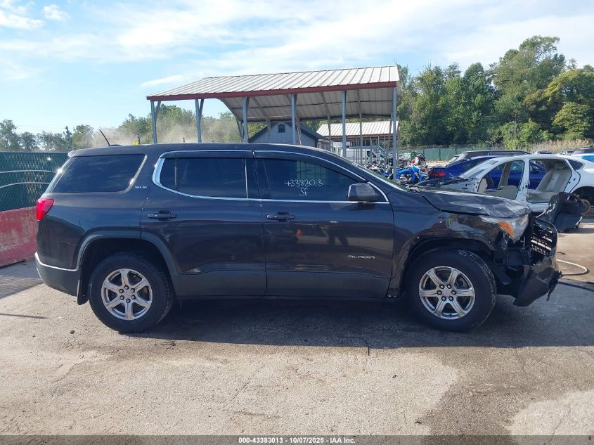2018 GMC Acadia Sle-1 VIN: 1GKKNKLA2JZ239996 Lot: 43383013