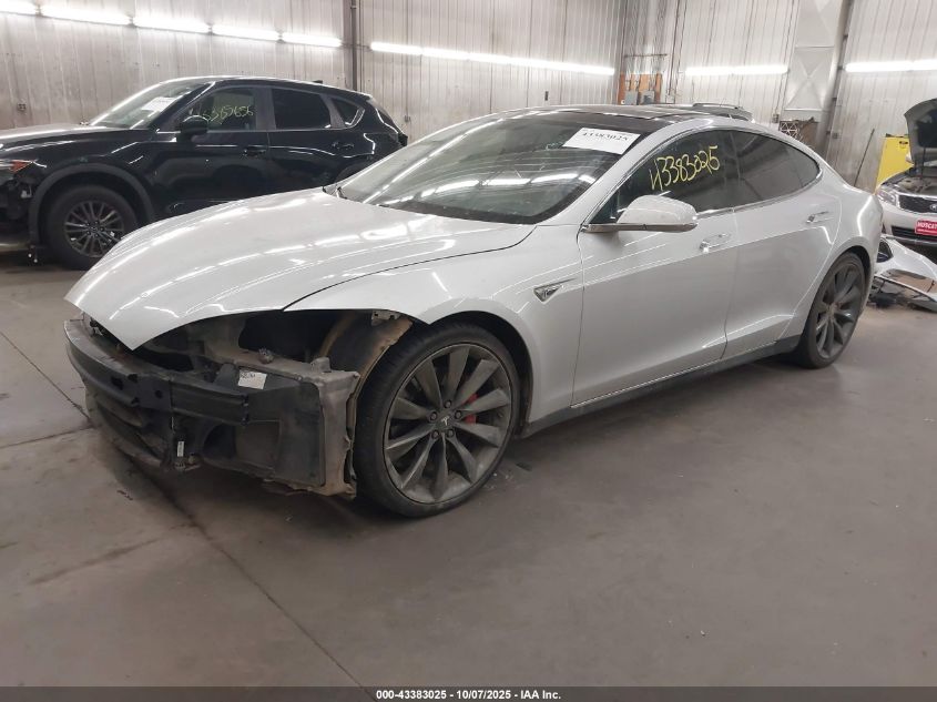2014 TESLA MODEL S P85 5YJSA1H16EFP35678